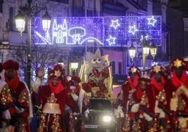 La carroza de Baltasar, en la calle de La Cámara.