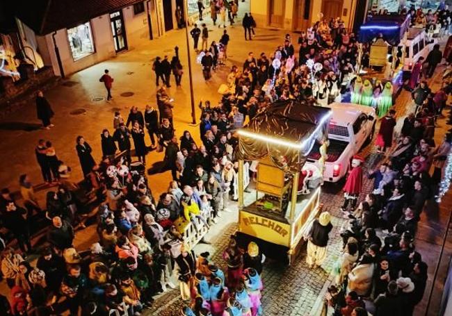 Cabalgata de Reyes en Cangas del Narcea.