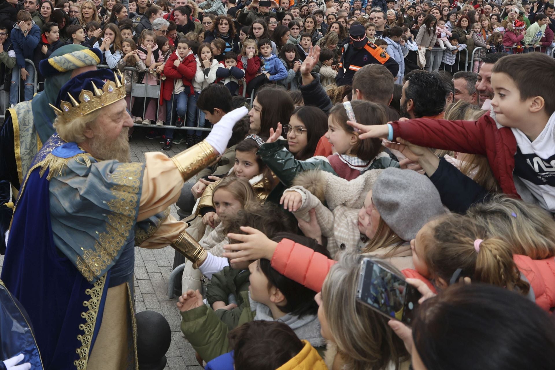 Las imágenes de la llegada de los Reyes Magos a Gijón