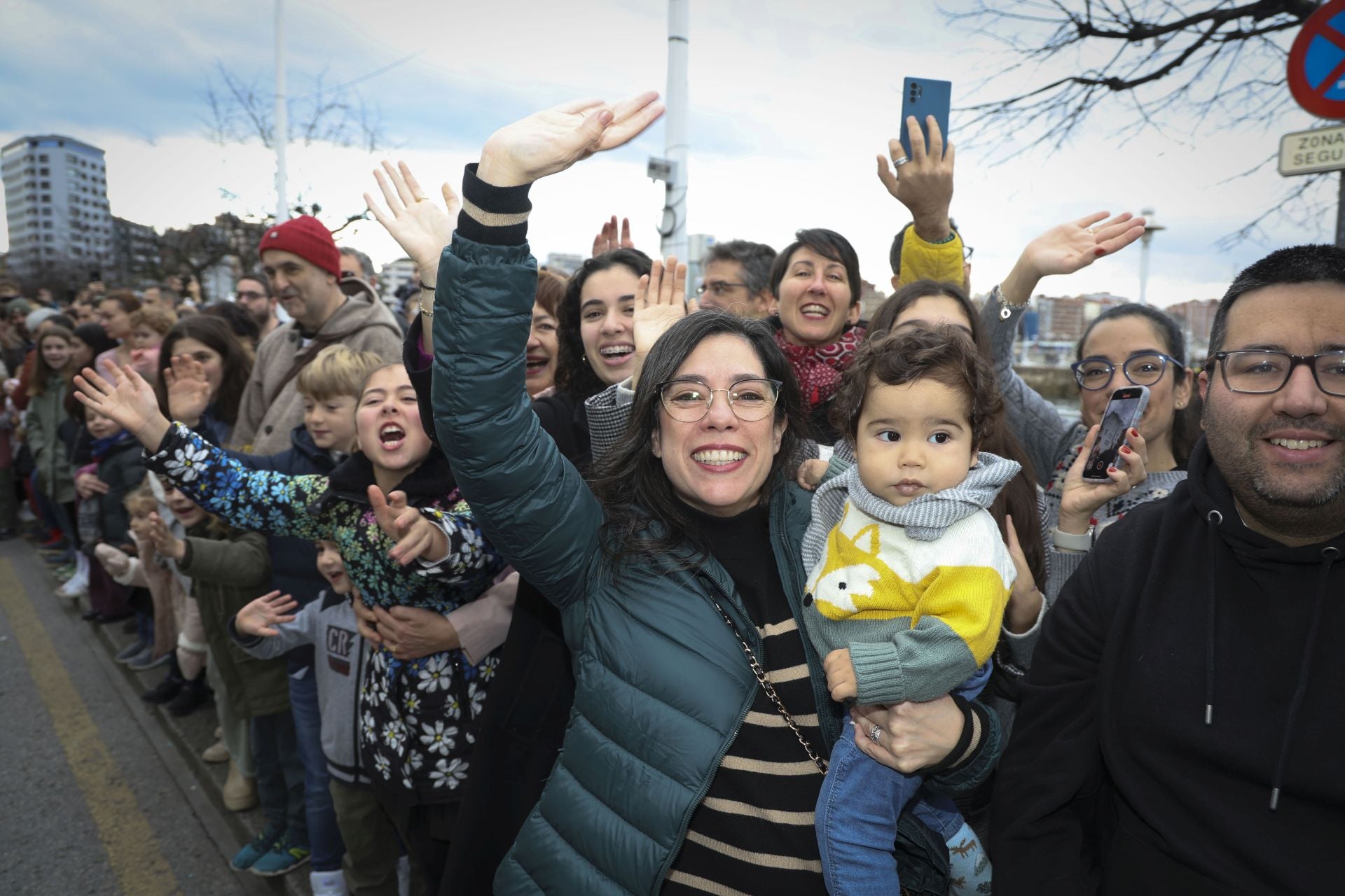 Las imágenes de la llegada de los Reyes Magos a Gijón