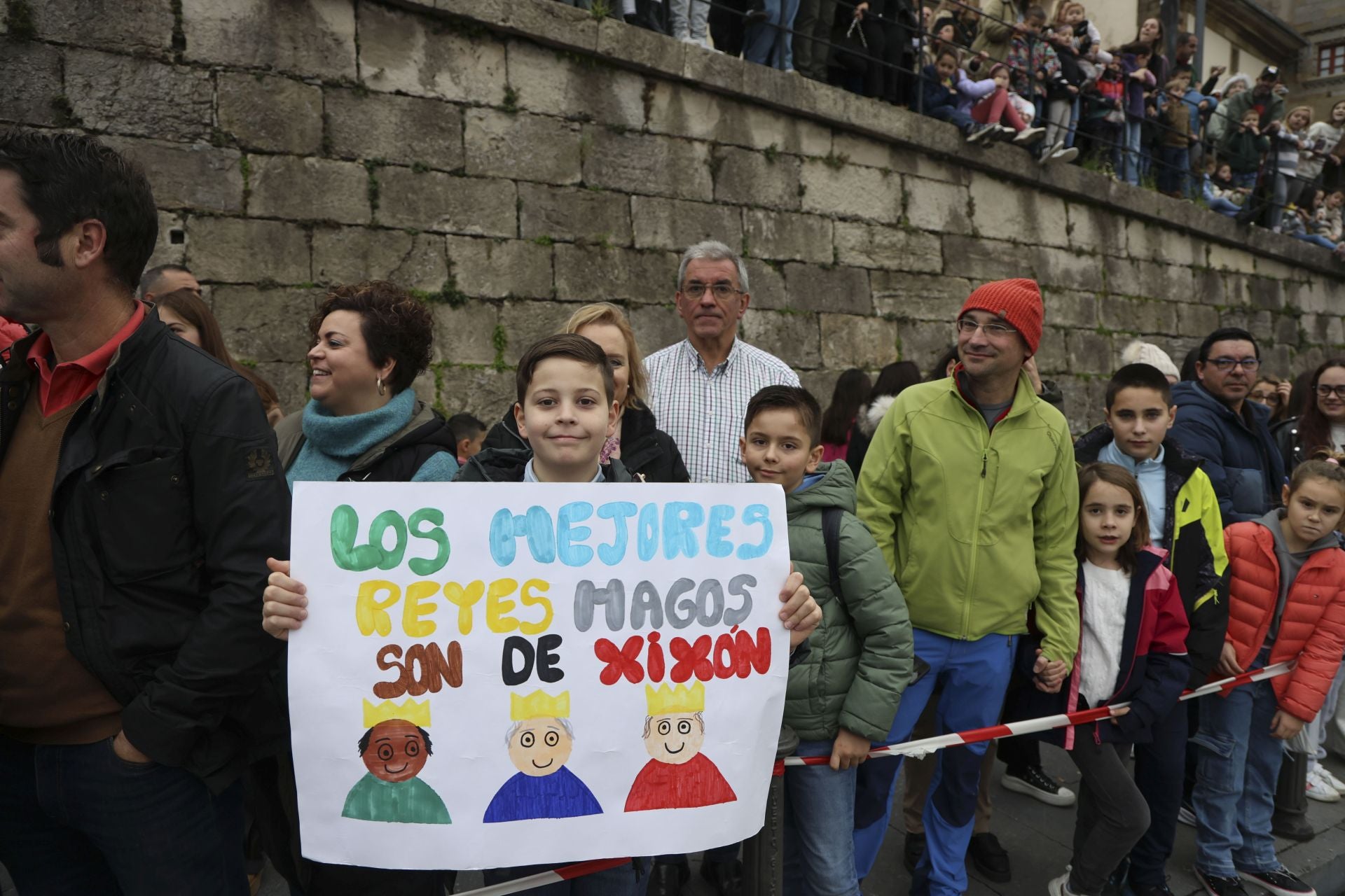 Las imágenes de la llegada de los Reyes Magos a Gijón