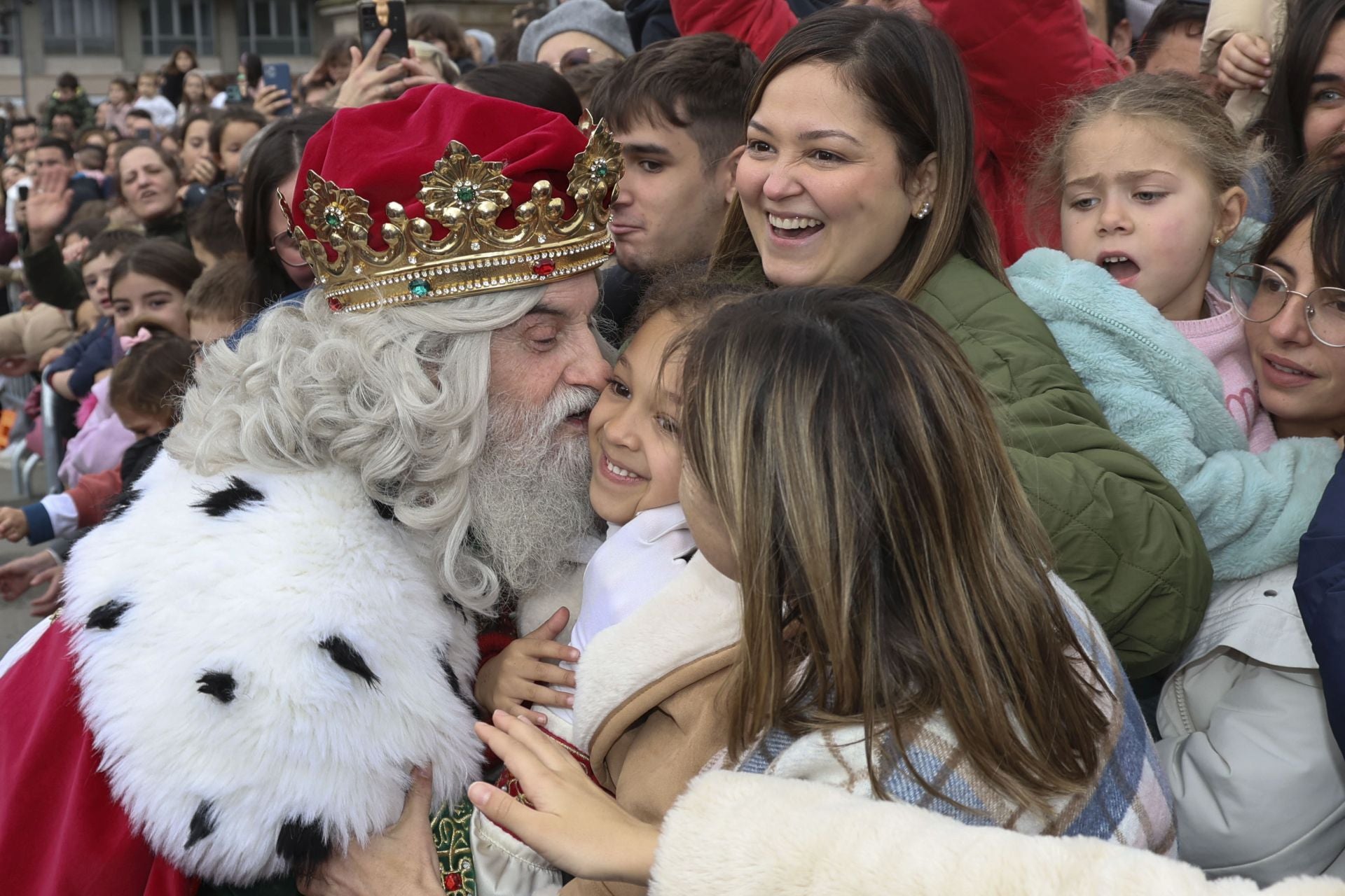 Las imágenes de la llegada de los Reyes Magos a Gijón