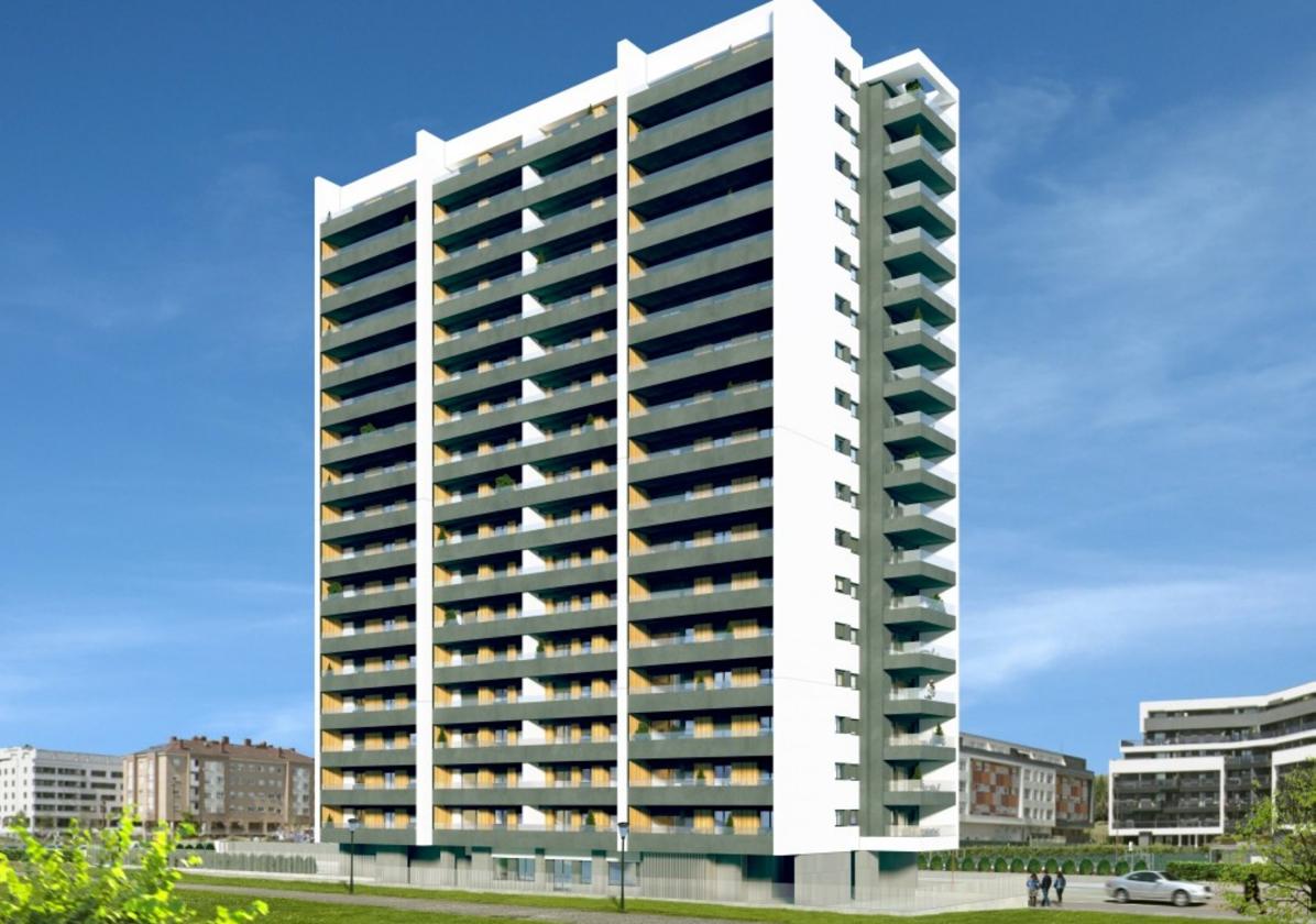 Nuevo Roces lidera la edificación en altura en Gijón con dos torres en construcción y una tercera en proyecto
