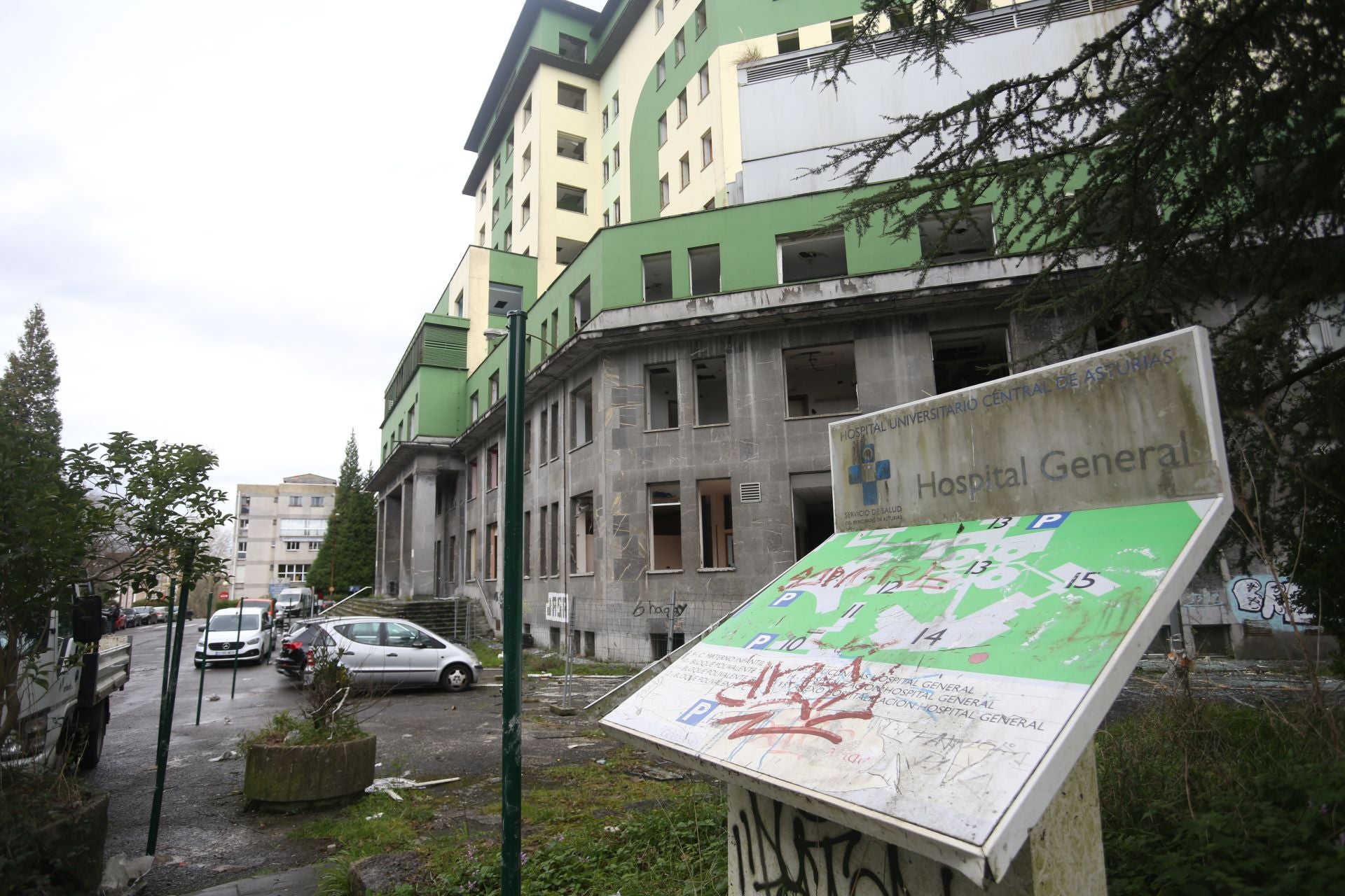 El viejo HUCA, un imán para los saqueadores