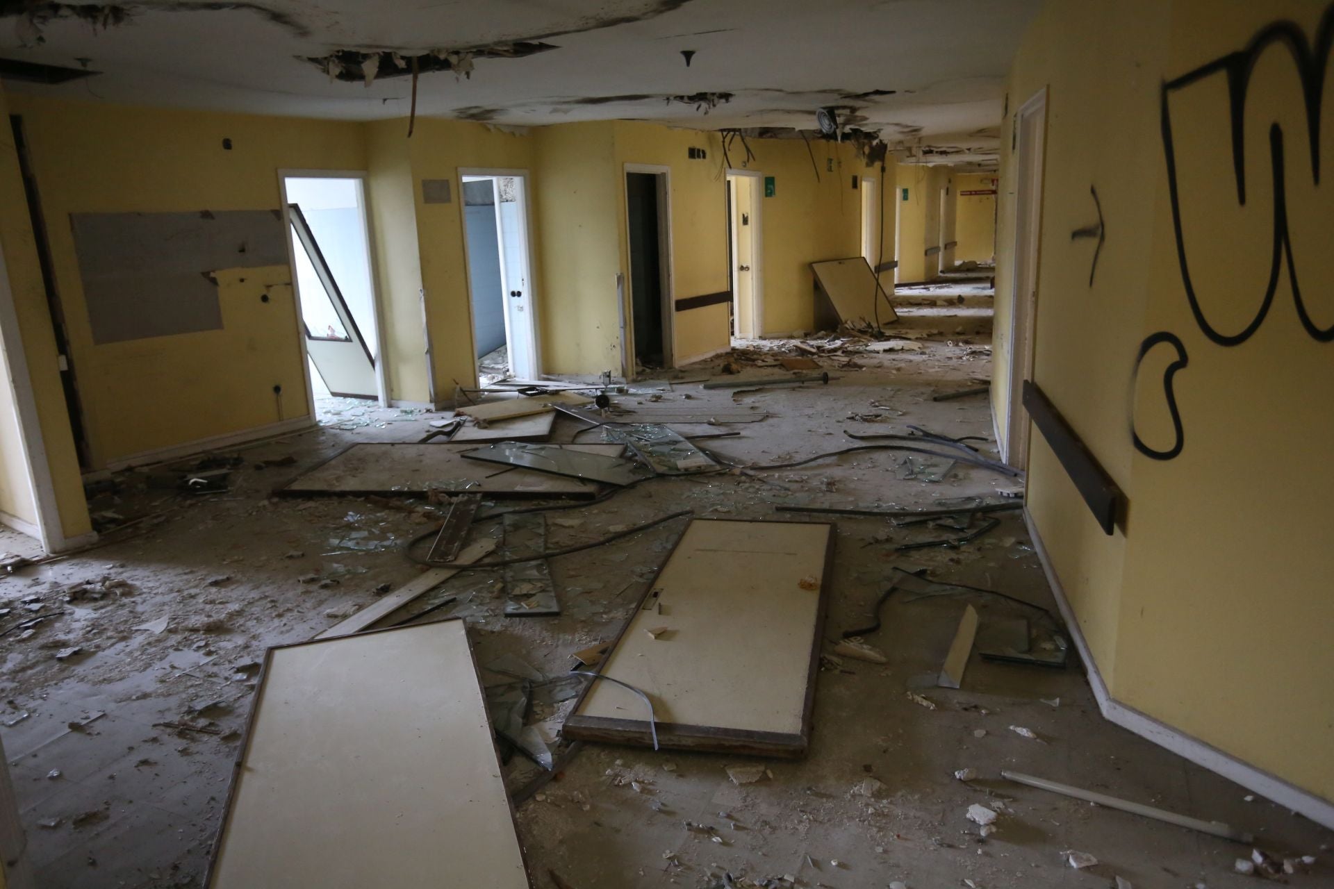 El viejo HUCA, un imán para los saqueadores