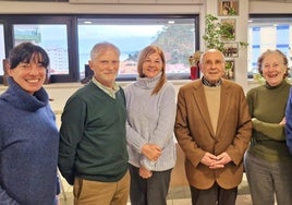 Integrantes del jurado del certamen Candás y el Mar.