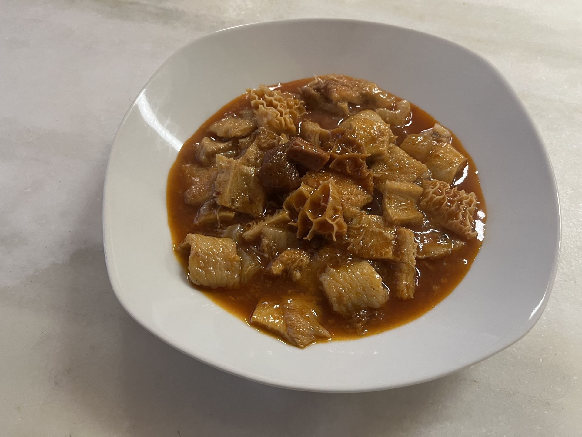 Plato de callos de La Tabernilla de Oviedo, vigente campeona del concurso