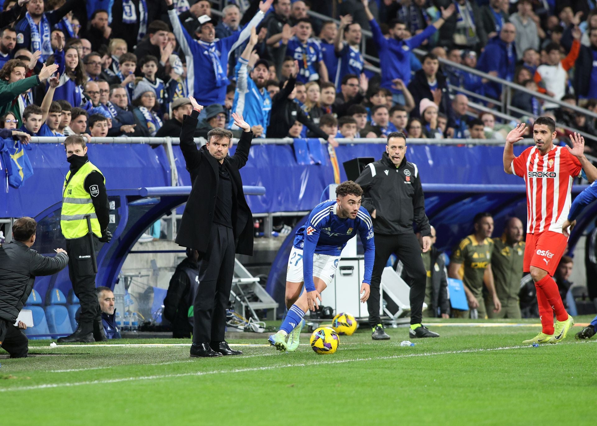 Las mejores imágenes del Real Oviedo - Sporting de Gijón