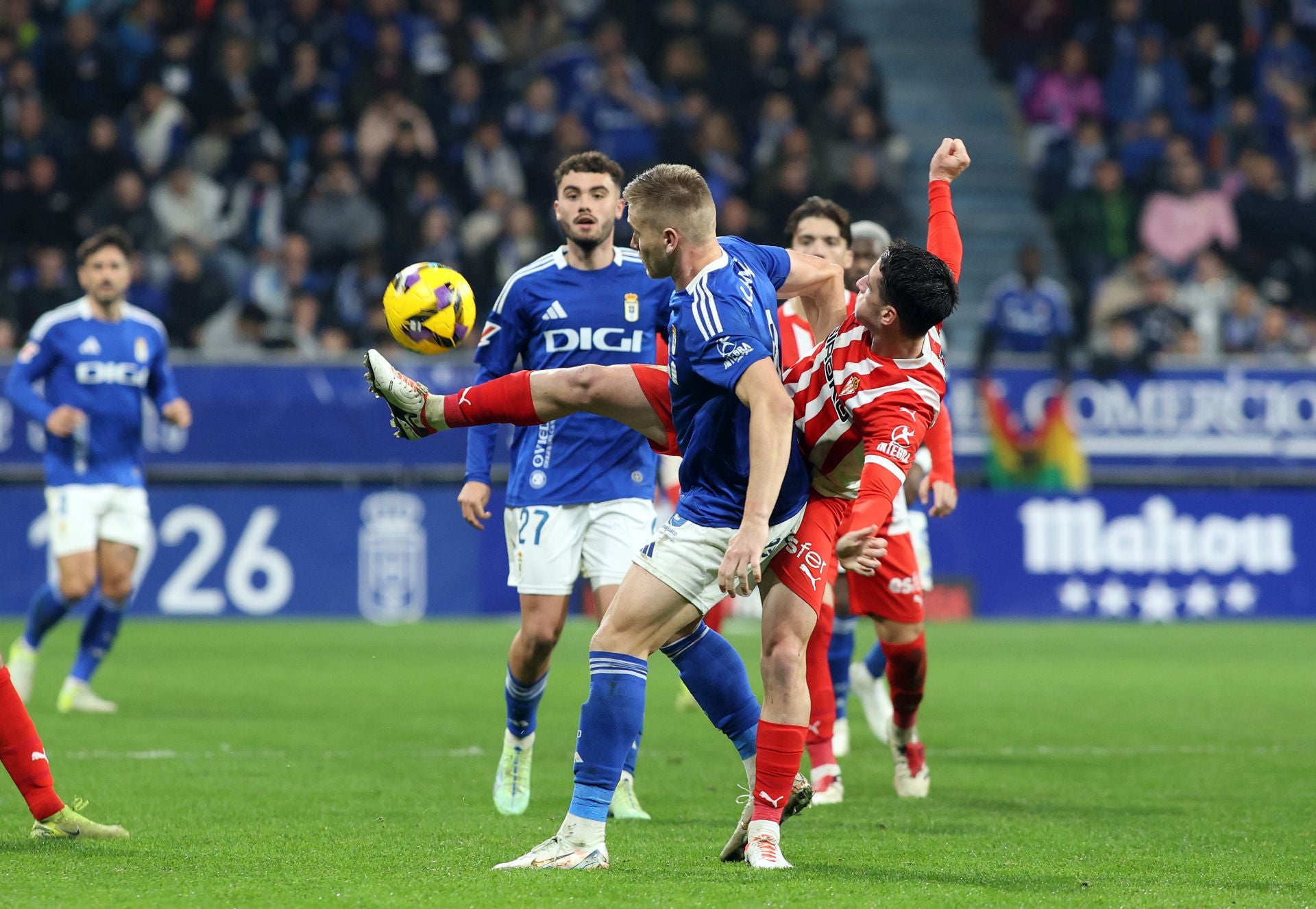 Las mejores imágenes del Real Oviedo - Sporting de Gijón