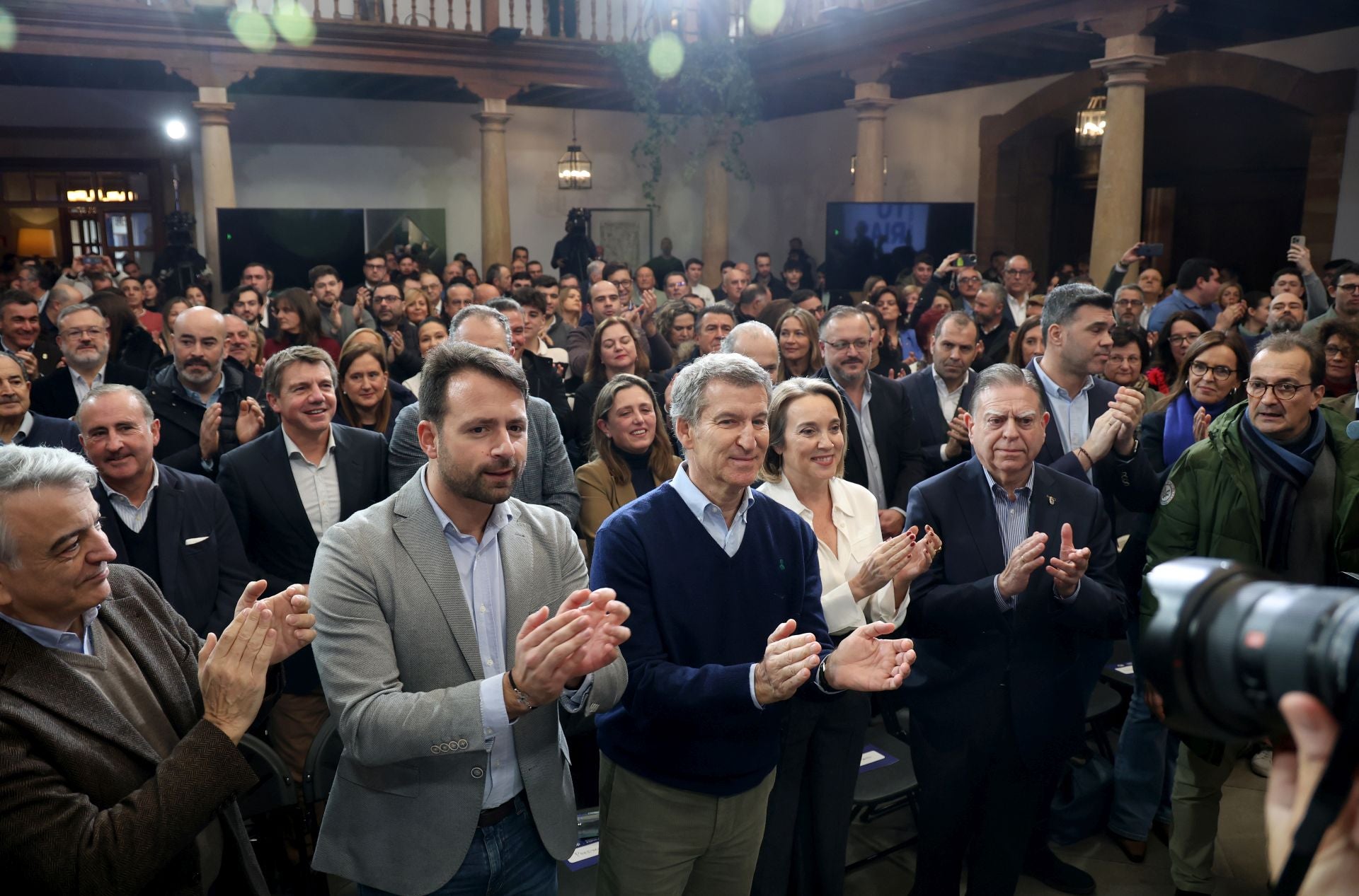 Los barones del Partido Popular, reunidos en Asturias