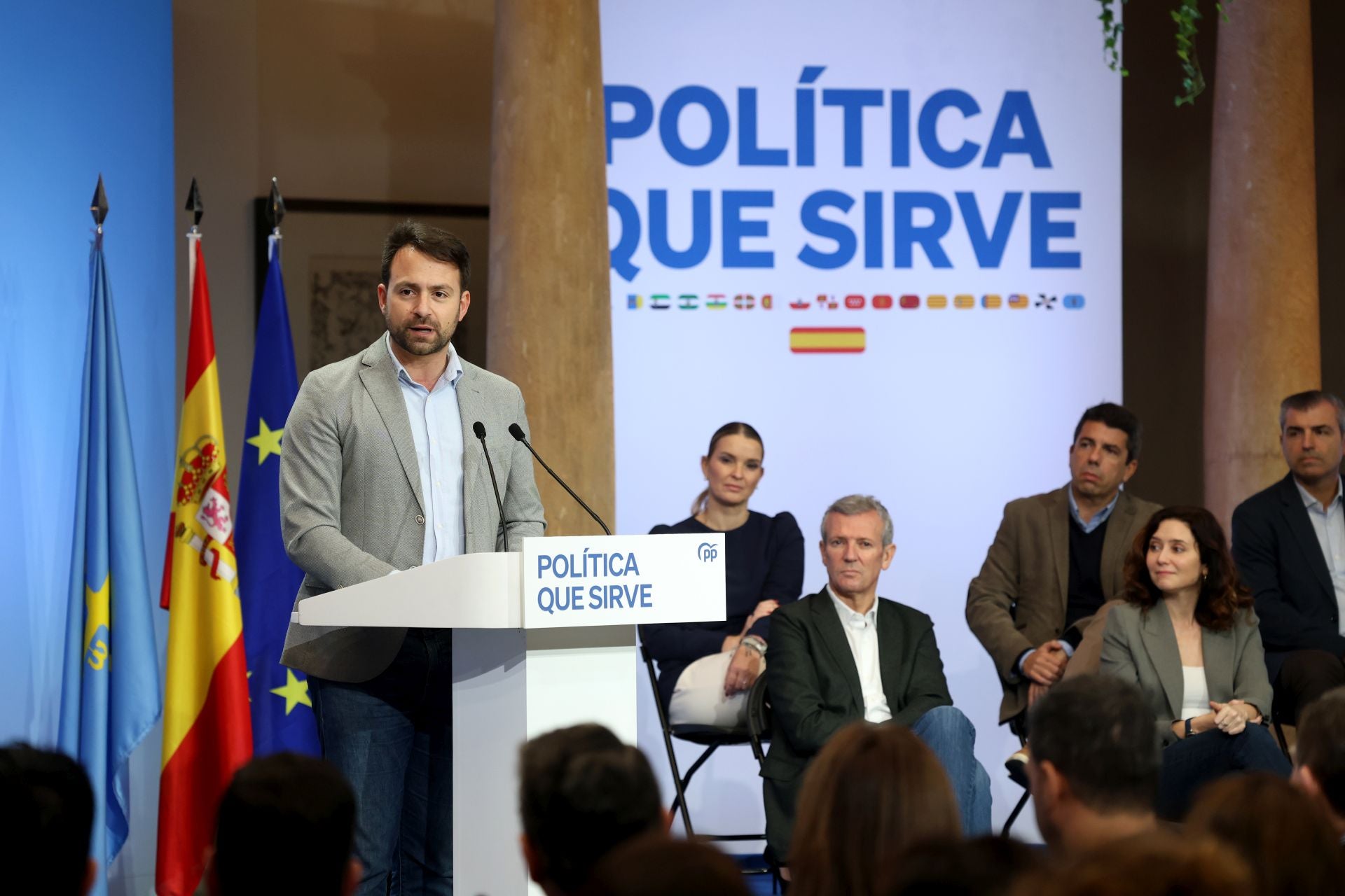 Los barones del Partido Popular, reunidos en Asturias