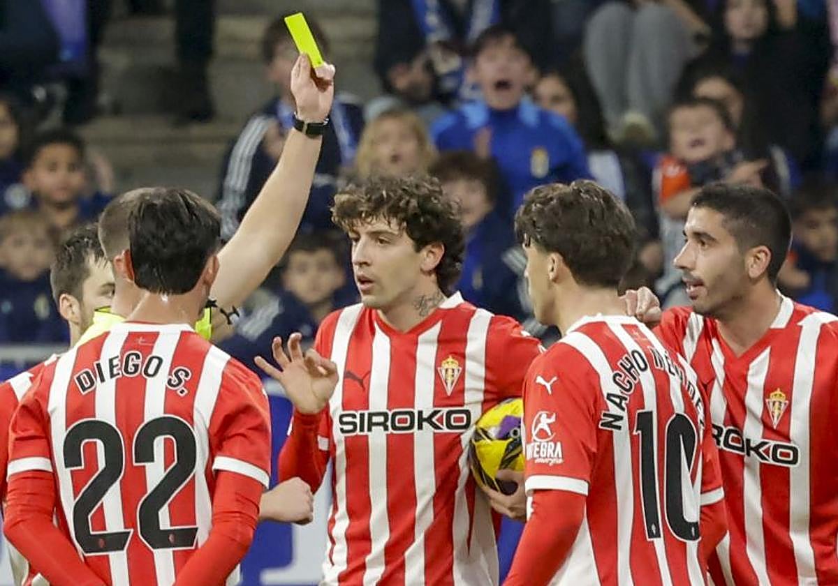 Gelabert, goleador del Sporting de Gijón en el derbi: «El equipo dio la cara»