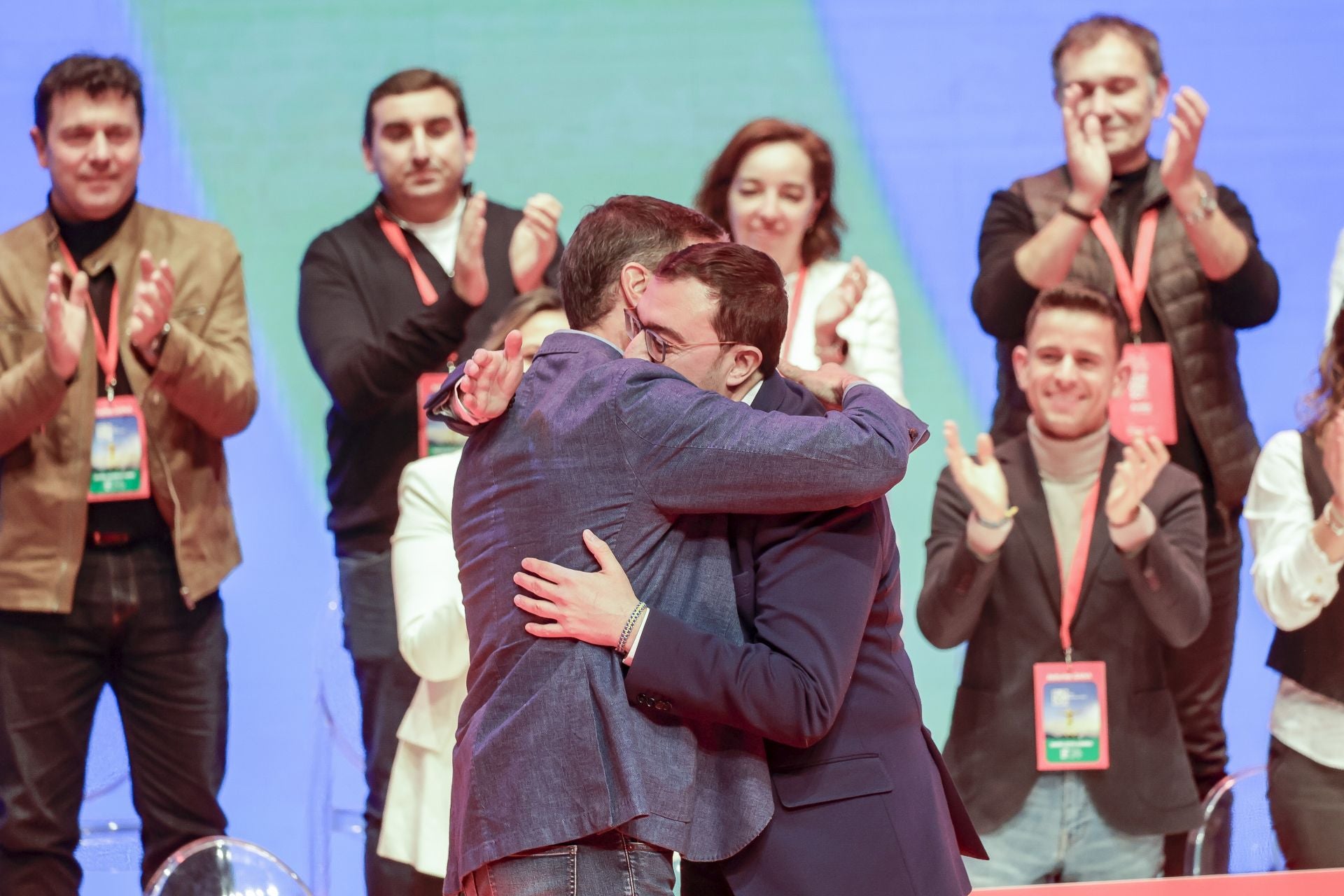 Pedro Sánchez y Adrián Barbón inauguran el congreso socialista en Avilés