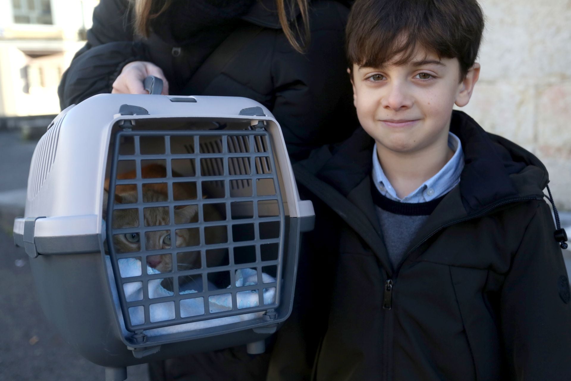 San Antón en Lugones: perros, gatos, conejos, hámsteres y periquitos reciben su bendición