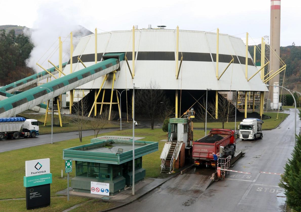 La Pereda, que se transformará en una central de biomasa.