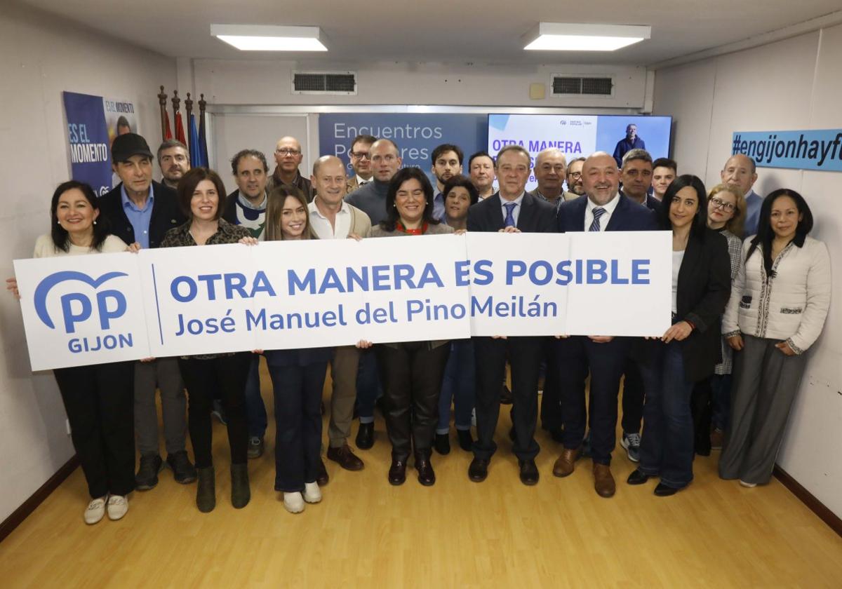José Manuel del Pino abandera la «renovación» del PP de Gijón para crecer