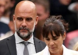 Pep Guardiola y Cristina Serra.