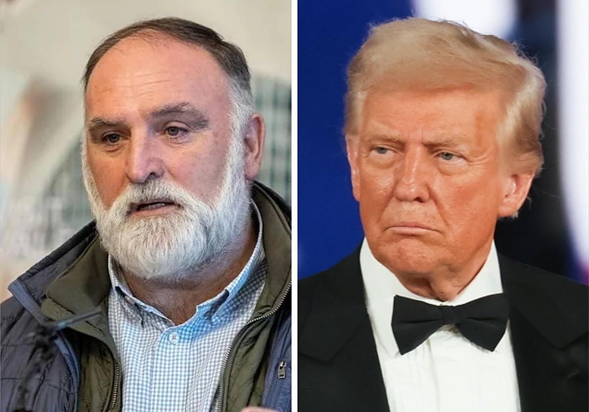 José Andrés y Donald Trump.