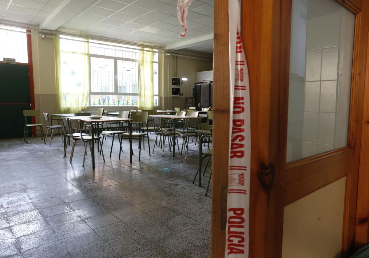 Los alumnos del colegio gijonés Rey Pelayo convivirán con las obras el próximo curso