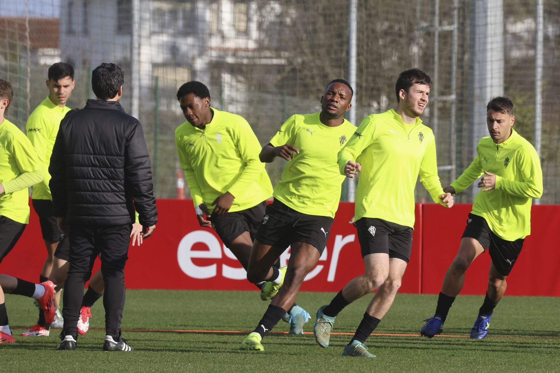 Entrenamiento del Sporting de Gijón (23/01/2025)