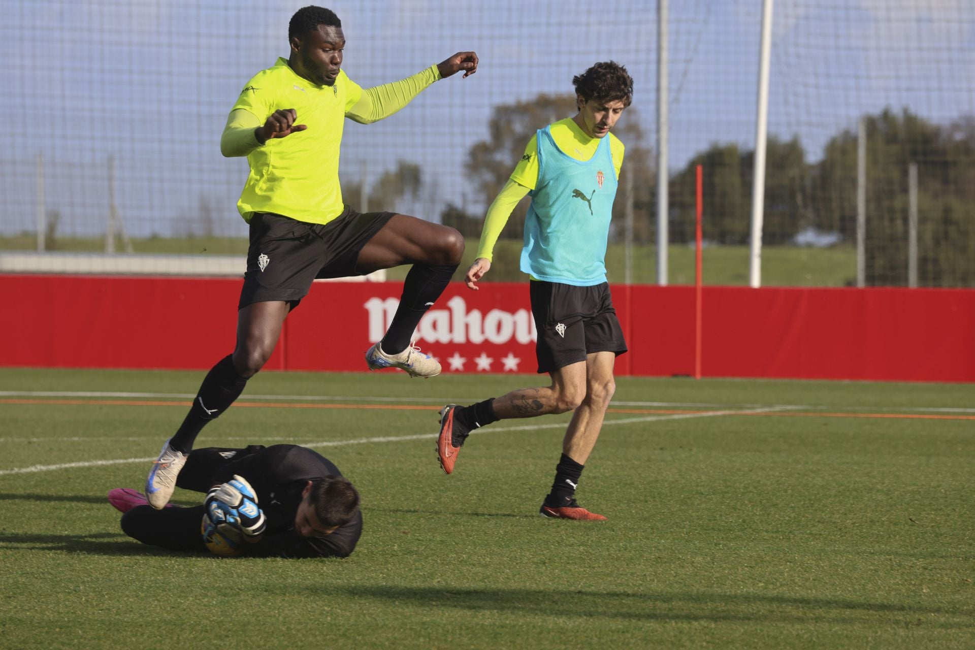 Entrenamiento del Sporting de Gijón (23/01/2025)