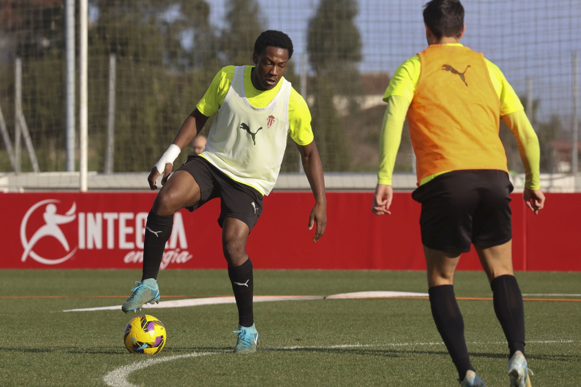 Entrenamiento del Sporting de Gijón (23/01/2025)