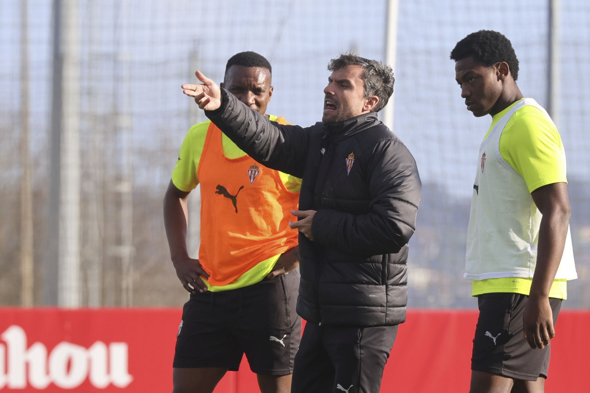 Entrenamiento del Sporting de Gijón (23/01/2025)