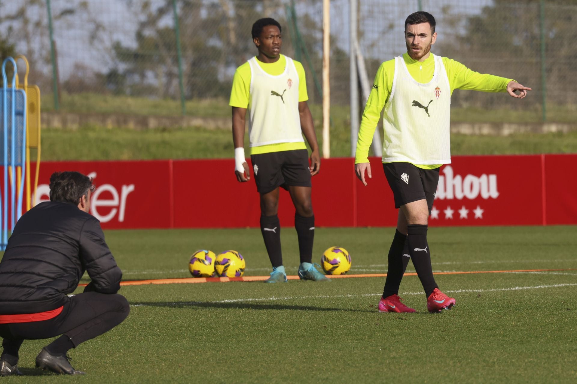 Entrenamiento del Sporting de Gijón (23/01/2025)