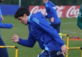 Carlos Dotor, esta semana, en un entrenamiento en El Requexón.