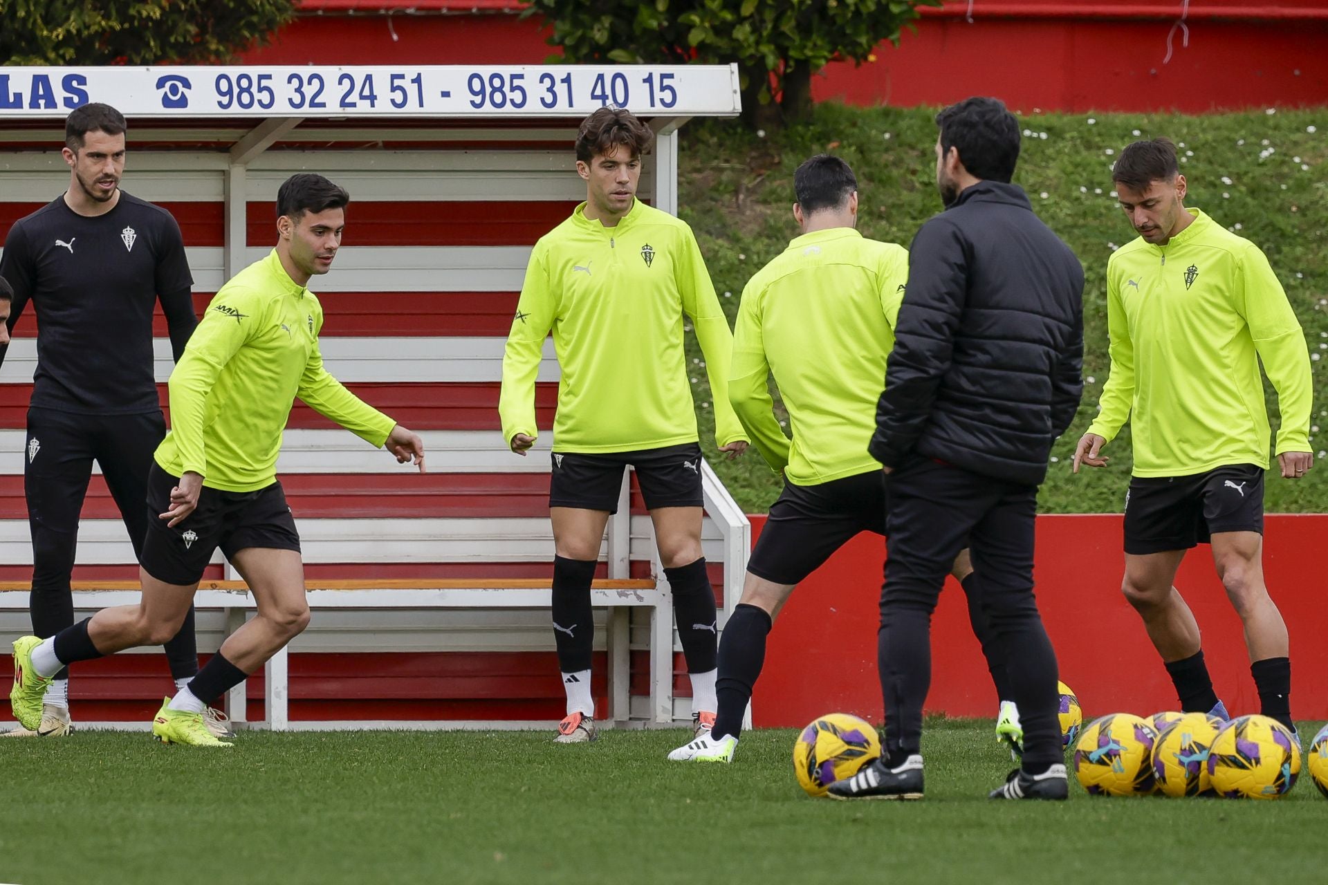 Entrenamiento del Sporting de Gijón (24-01-2025)