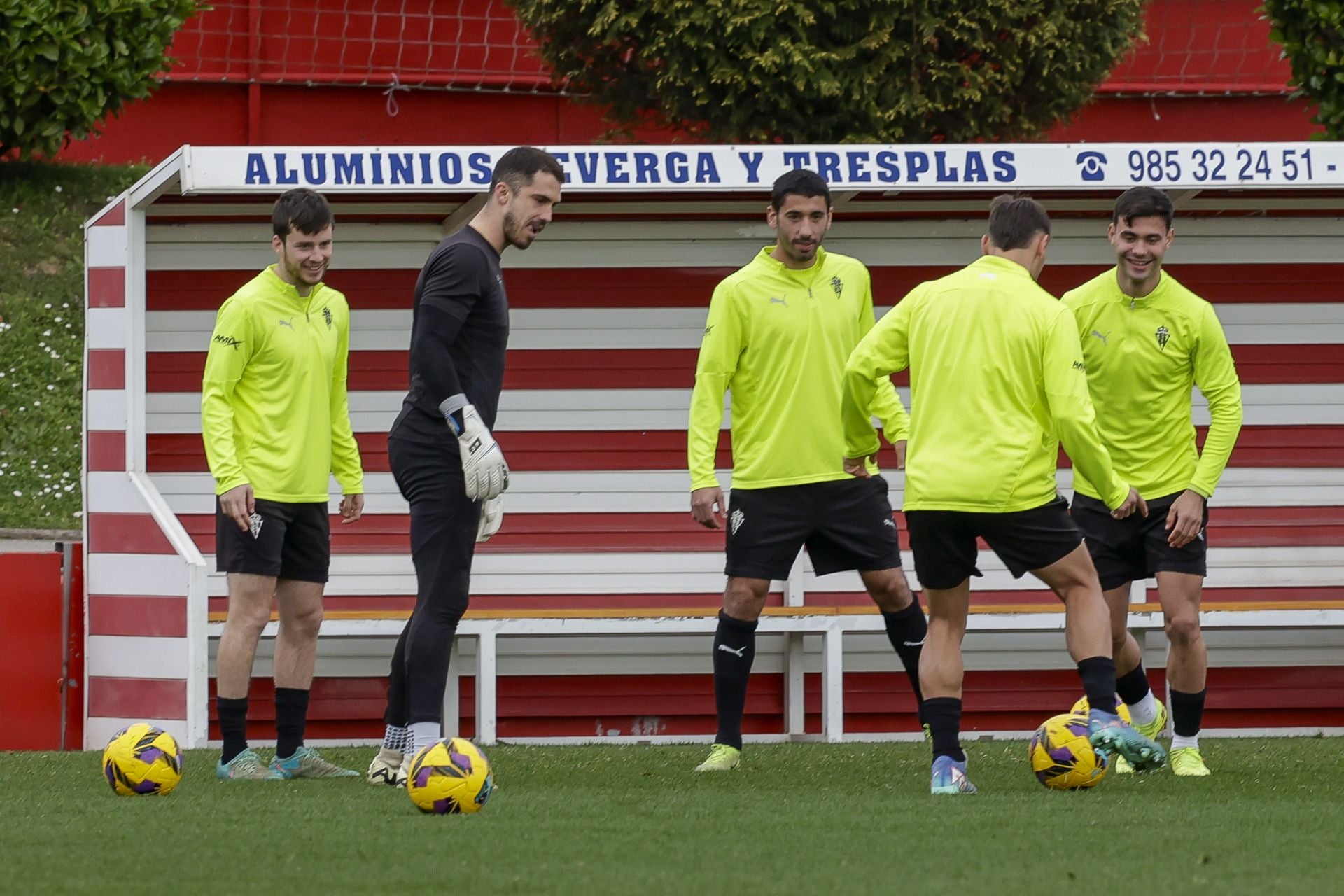 Entrenamiento del Sporting de Gijón (24-01-2025)