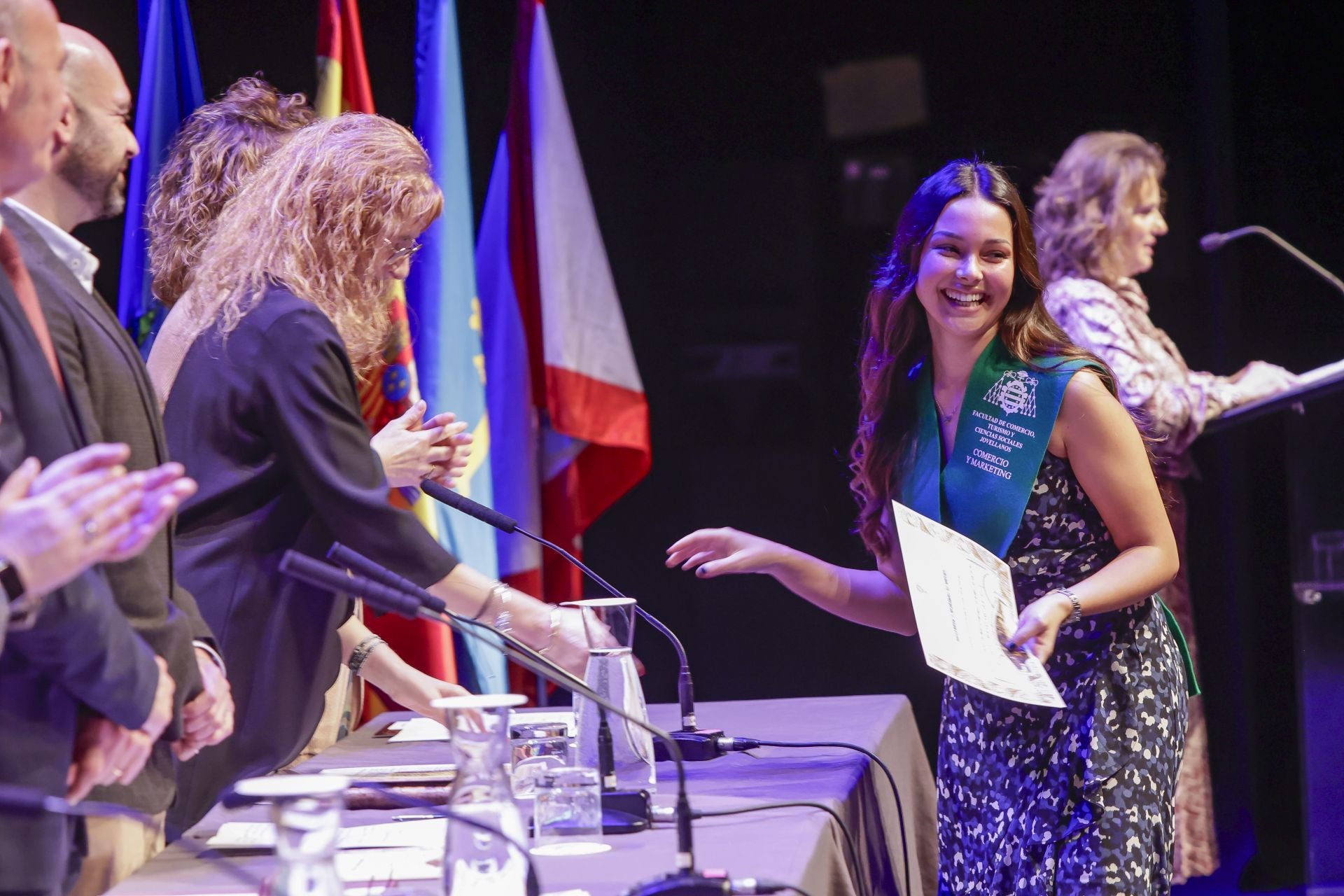 Acto de graduación de los alumnos de la Facultad de Comercio, Turismo y Ciencias Sociales Jovellanos