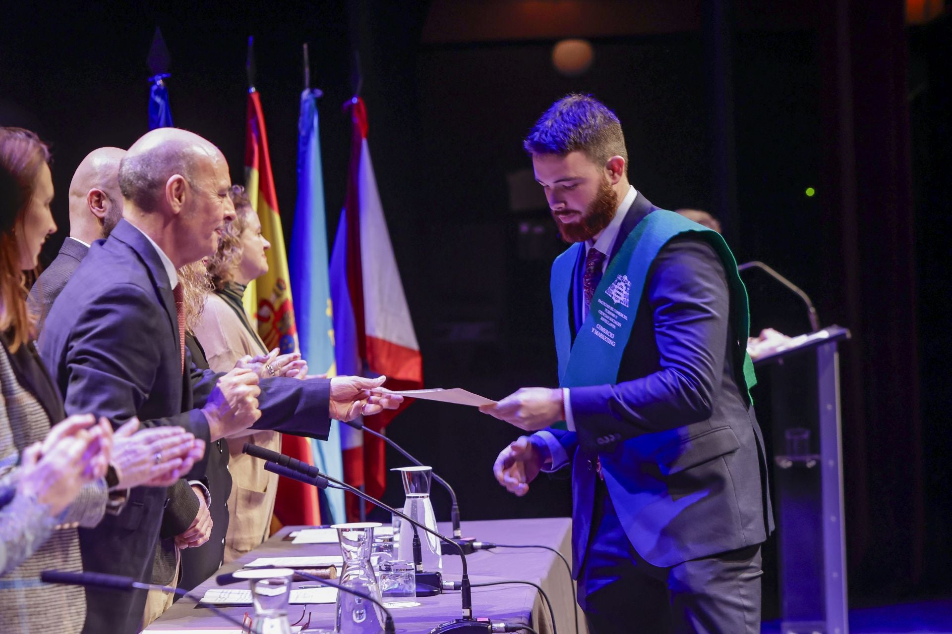 Acto de graduación de los alumnos de la Facultad de Comercio, Turismo y Ciencias Sociales Jovellanos