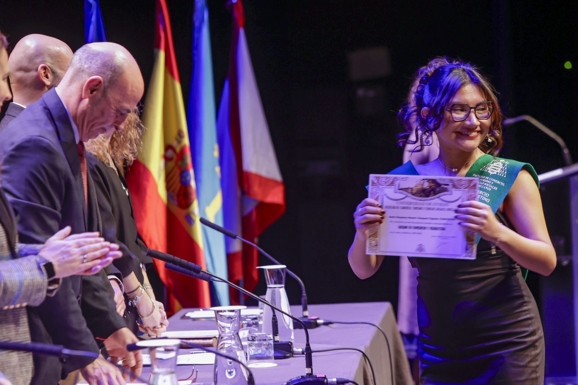 Acto de graduación de los alumnos de la Facultad de Comercio, Turismo y Ciencias Sociales Jovellanos