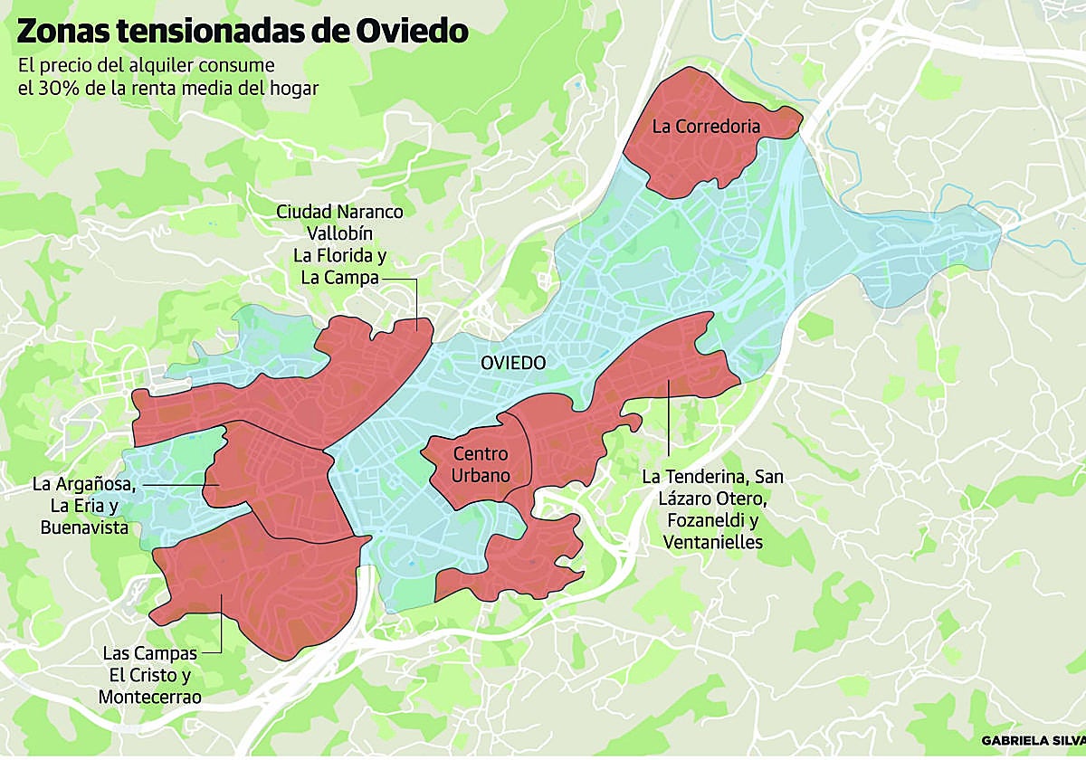 La demanda de viviendas de alquiler en Oviedo ha crecido «un 600% en los últimos años»