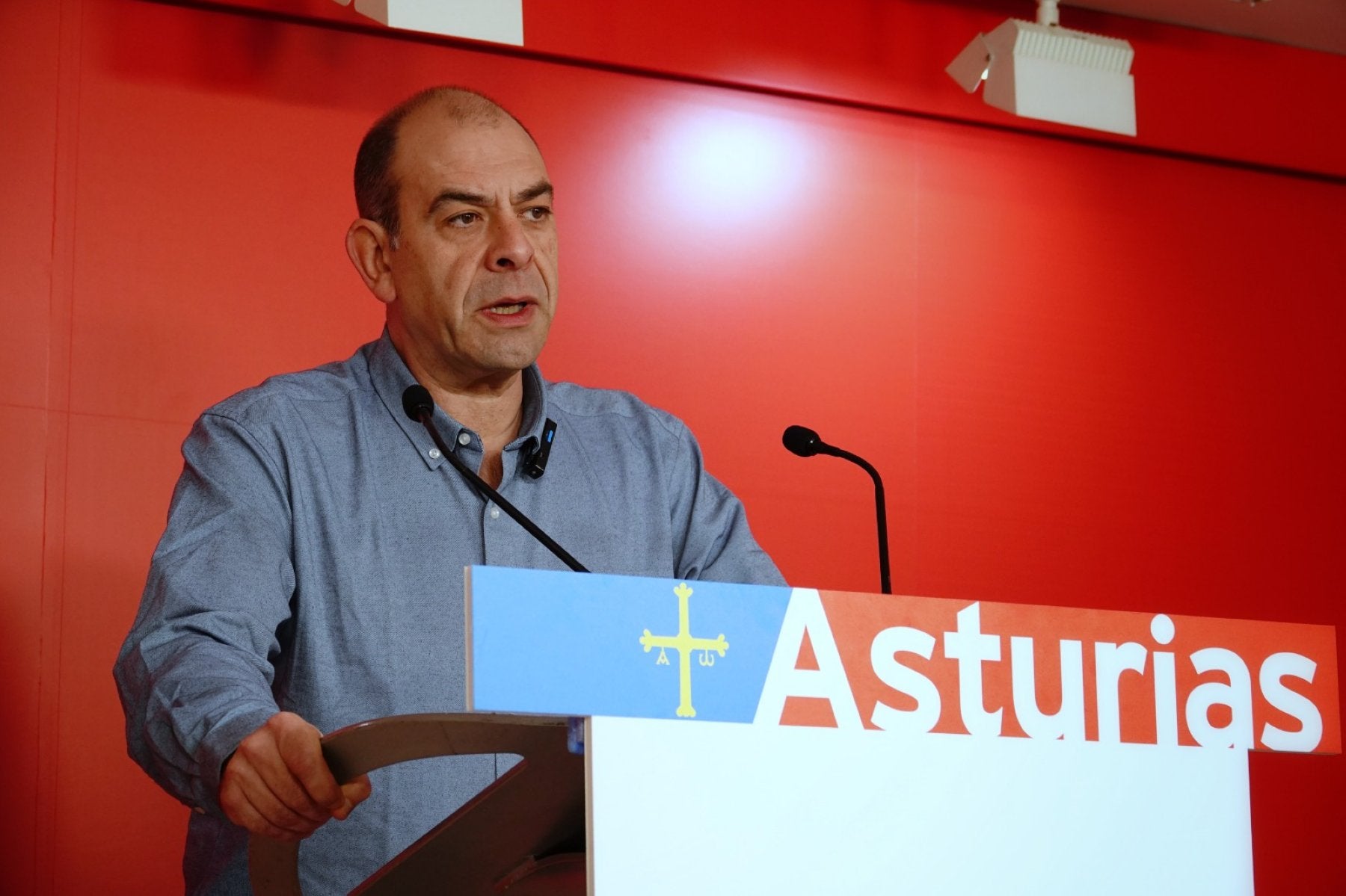 Luis Ramón Fernández Huerga, ayer, en Oviedo.