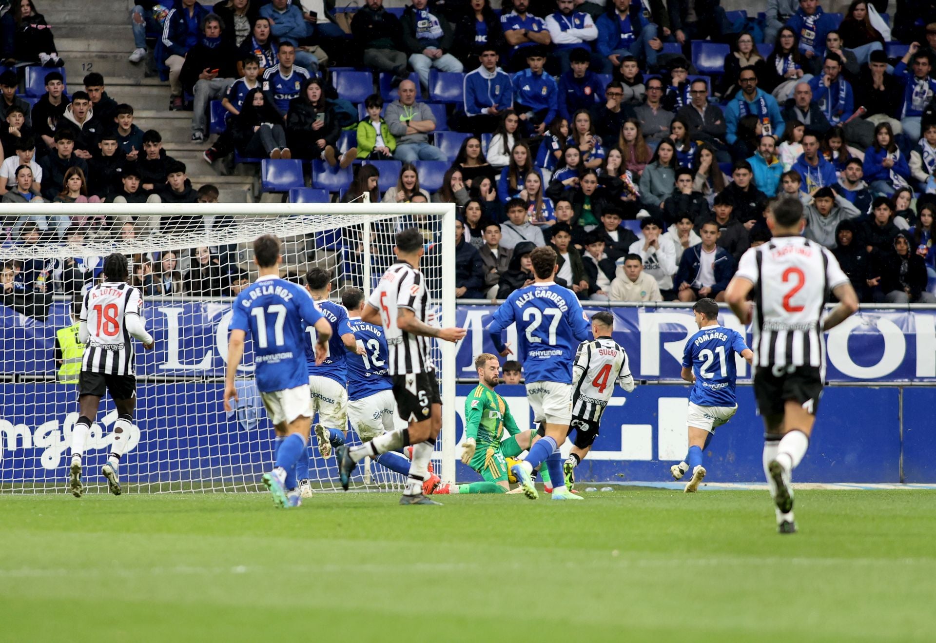 El Real Oviedo 1-0 Castellón, en imágenes