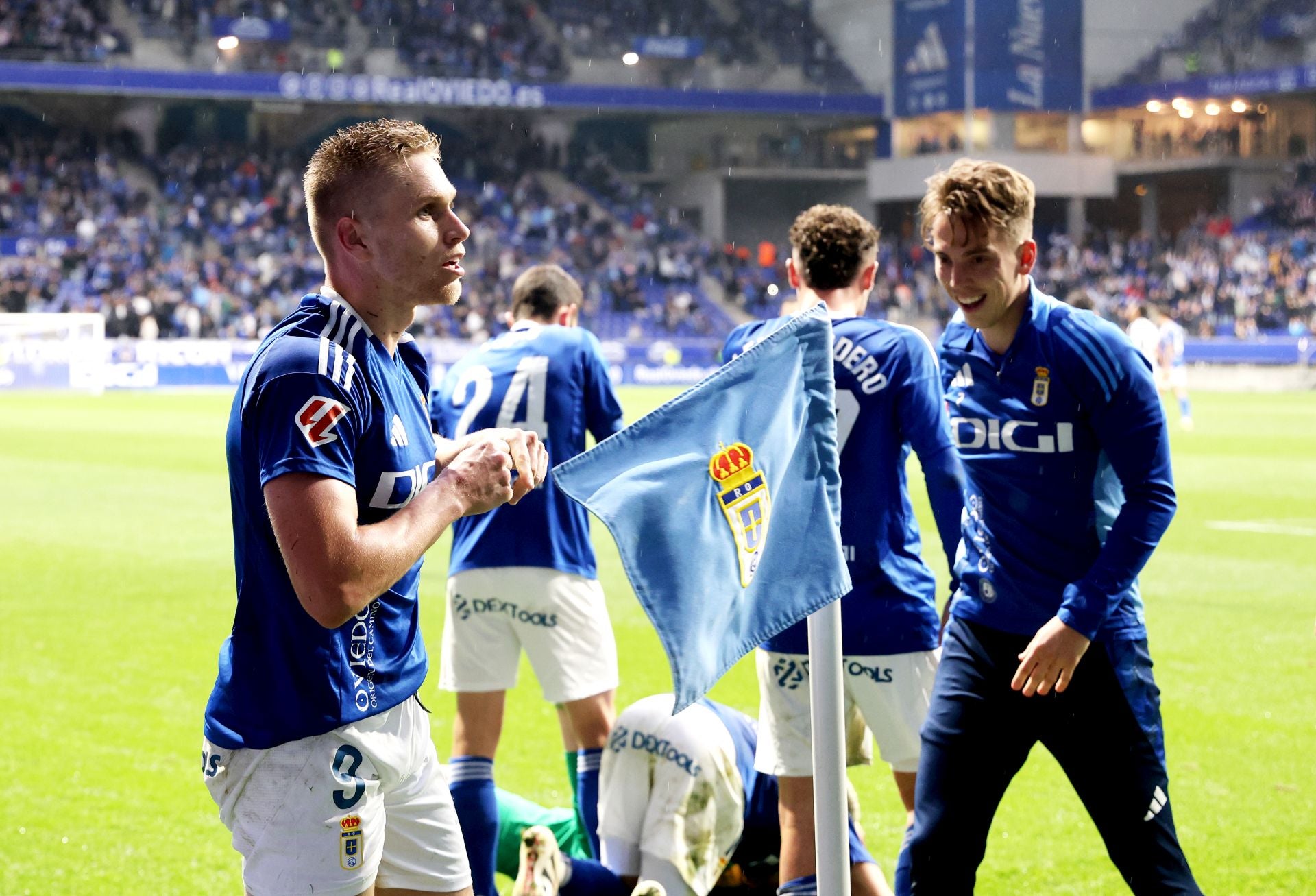 El Real Oviedo 1-0 Castellón, en imágenes