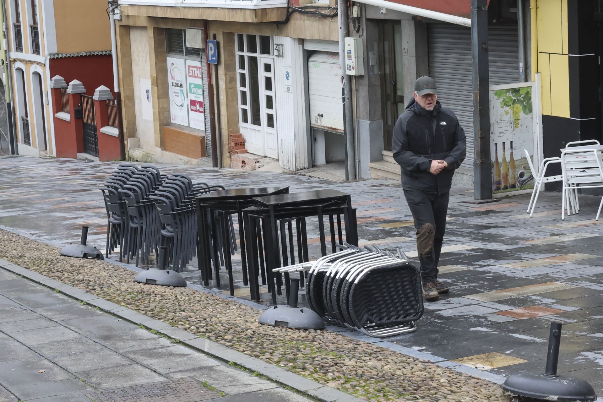 La borrasca &#039;Herminia&#039; golpea Asturias: los efectos del fuerte viento