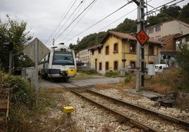 Estación de tren de El Entrego.