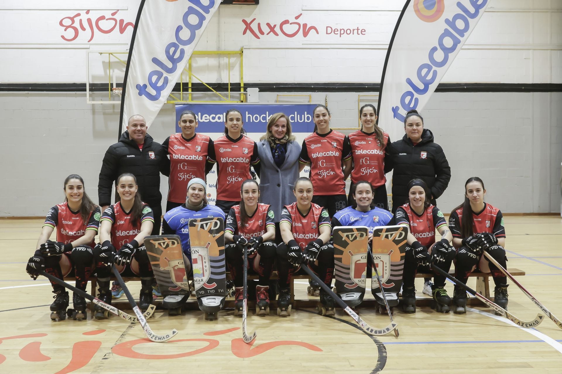 El Telecable Gijón Hockey presenta a todos sus equipos