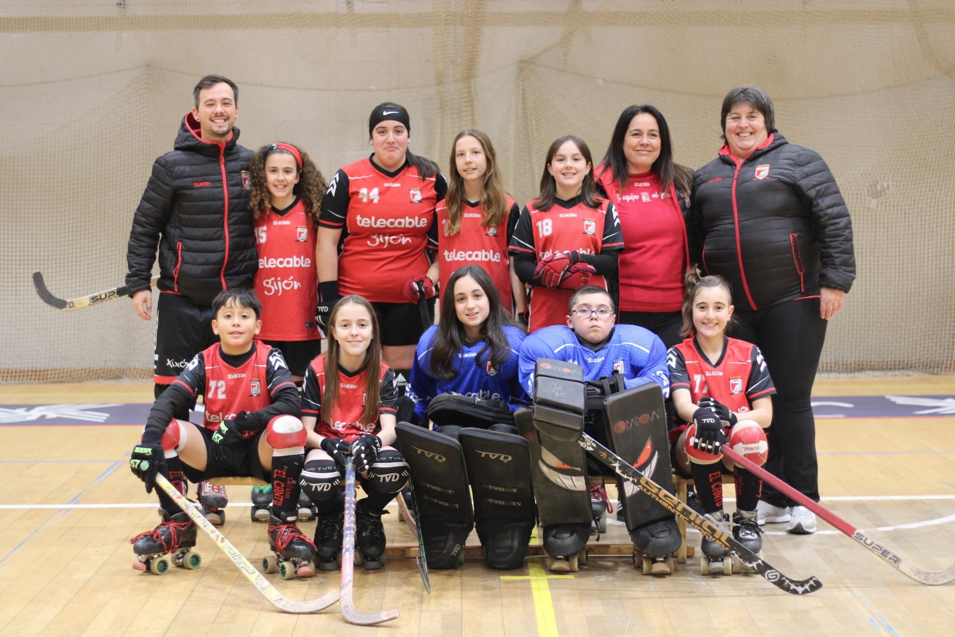 El Telecable Gijón Hockey presenta a todos sus equipos