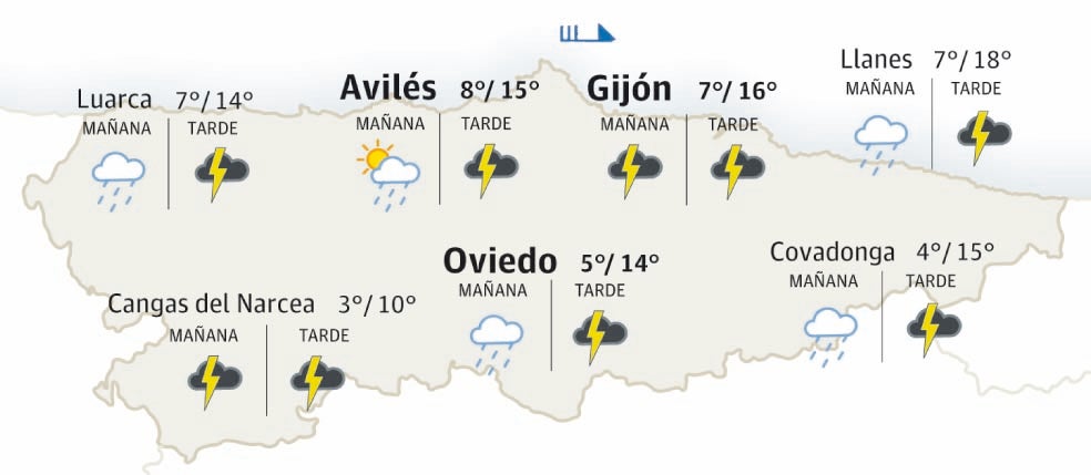 El tiempo en Asturias: esta es la previsión para este miércoles, 29 de enero