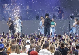 Uno de los conciertos de la última edición del Reggaeton Beach Festival de Avilés.