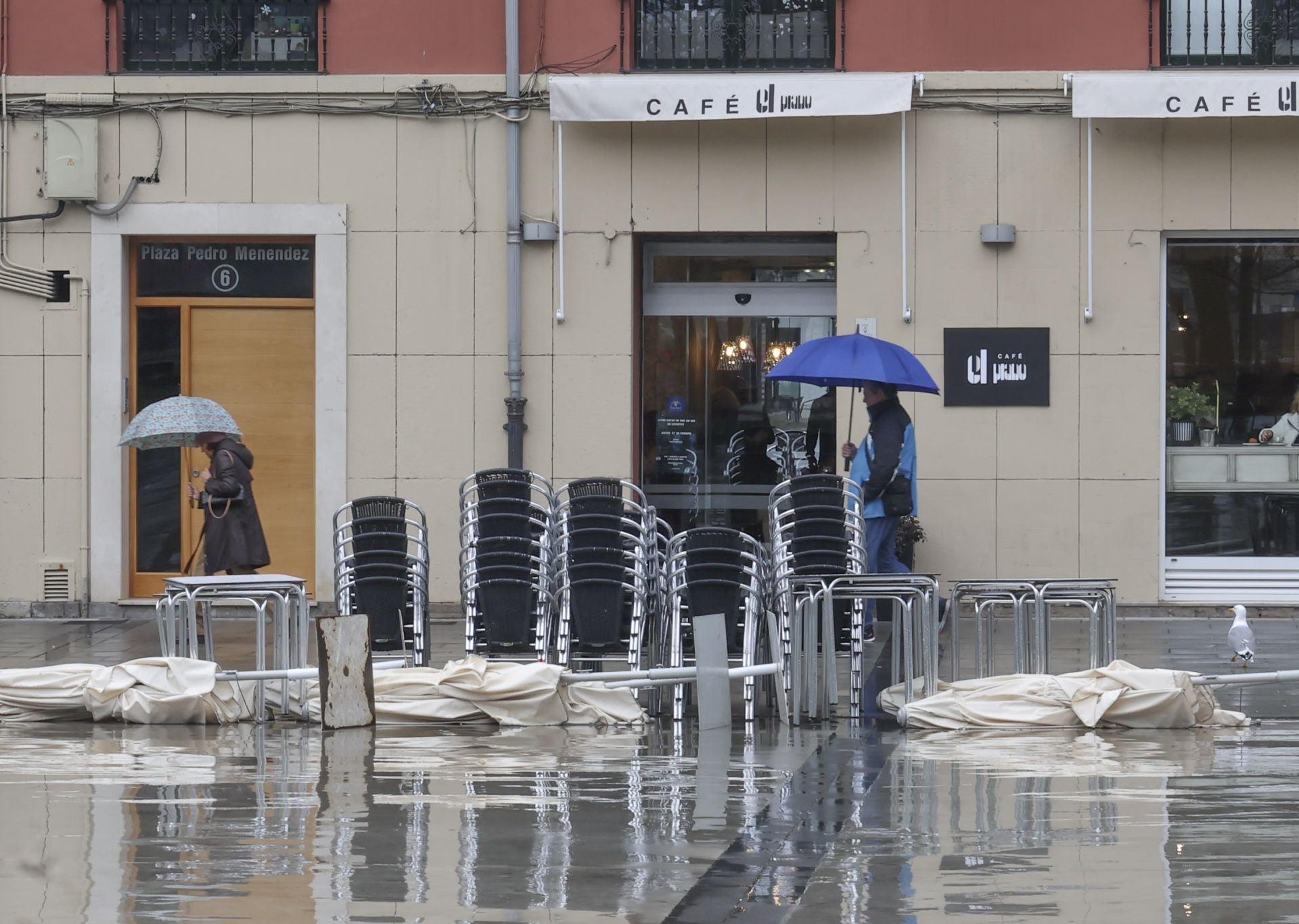 Nieve y mucho viento en Asturias por los últimos coletazos de &#039;Herminia&#039;