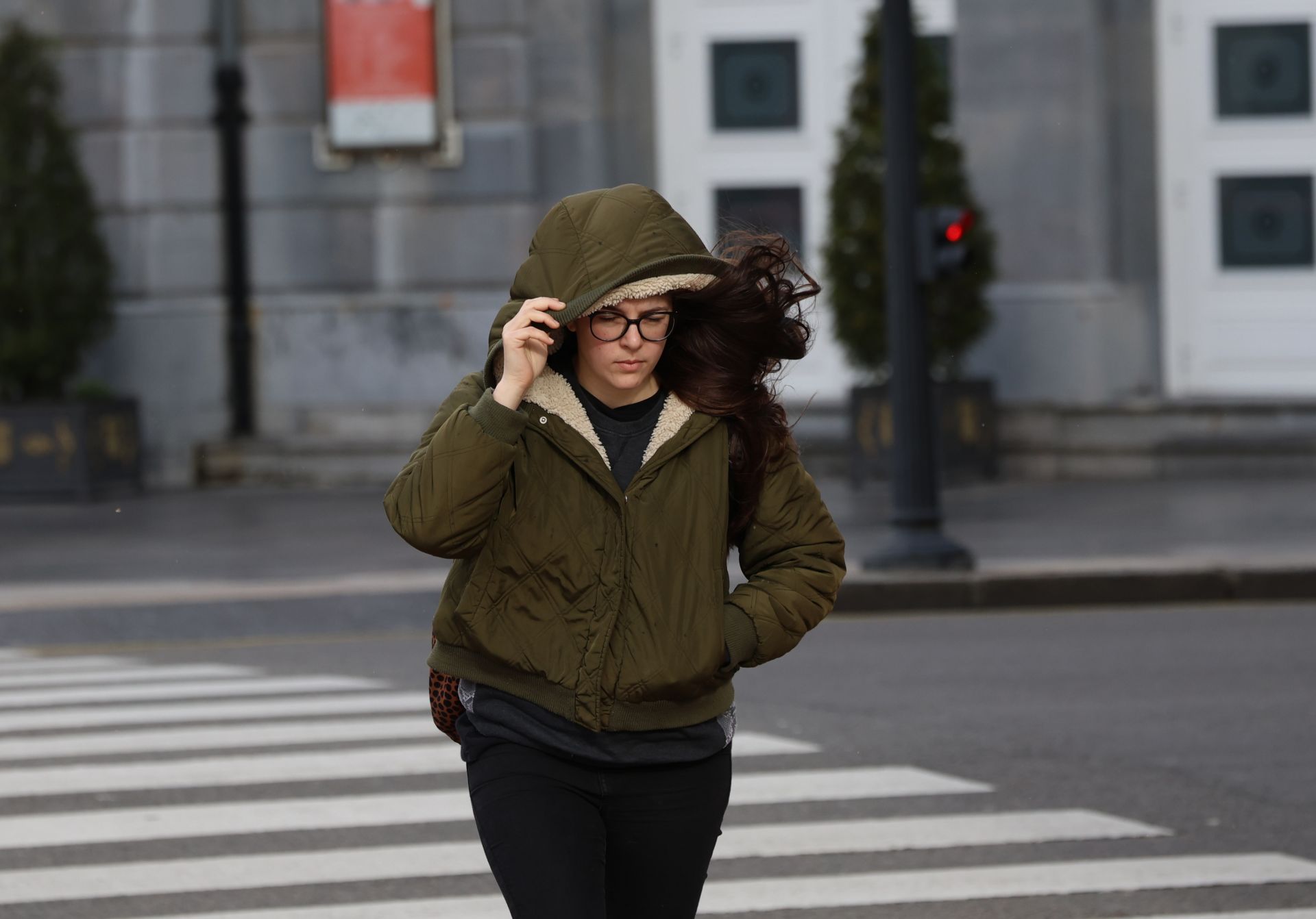 Nieve y mucho viento en Asturias por los últimos coletazos de &#039;Herminia&#039;