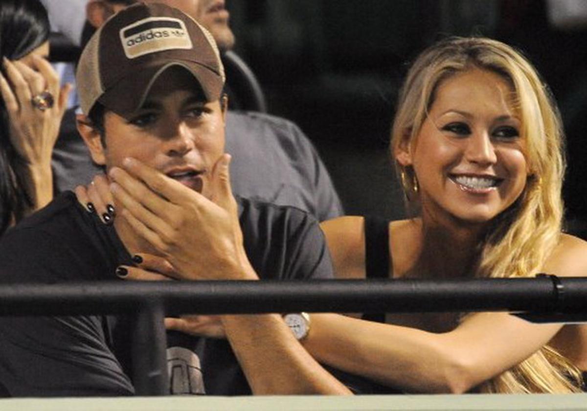 Enrique Iglesias y Anna Kournikova