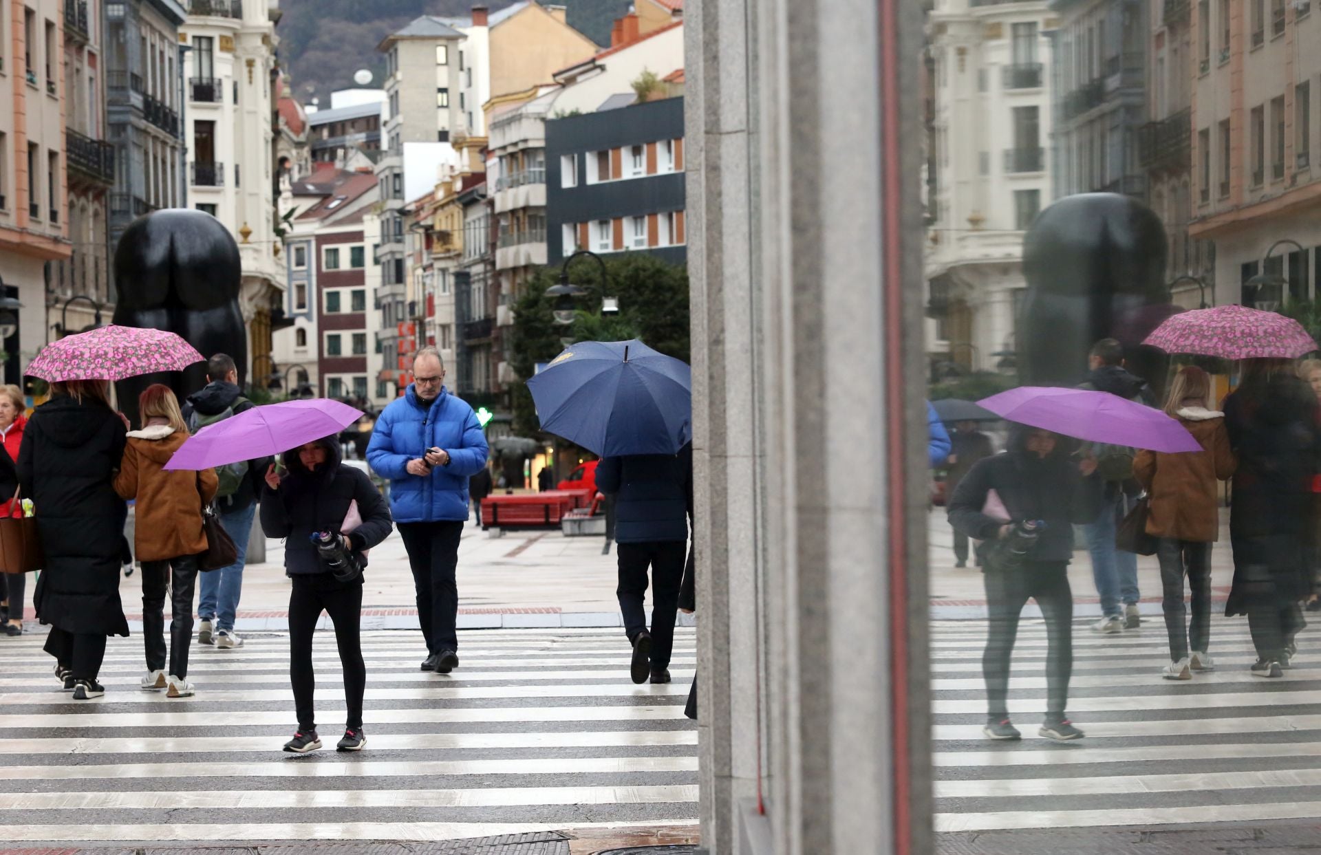 Los estragos de &#039;Ivo&#039;, la nueva borrasca que azota Asturias