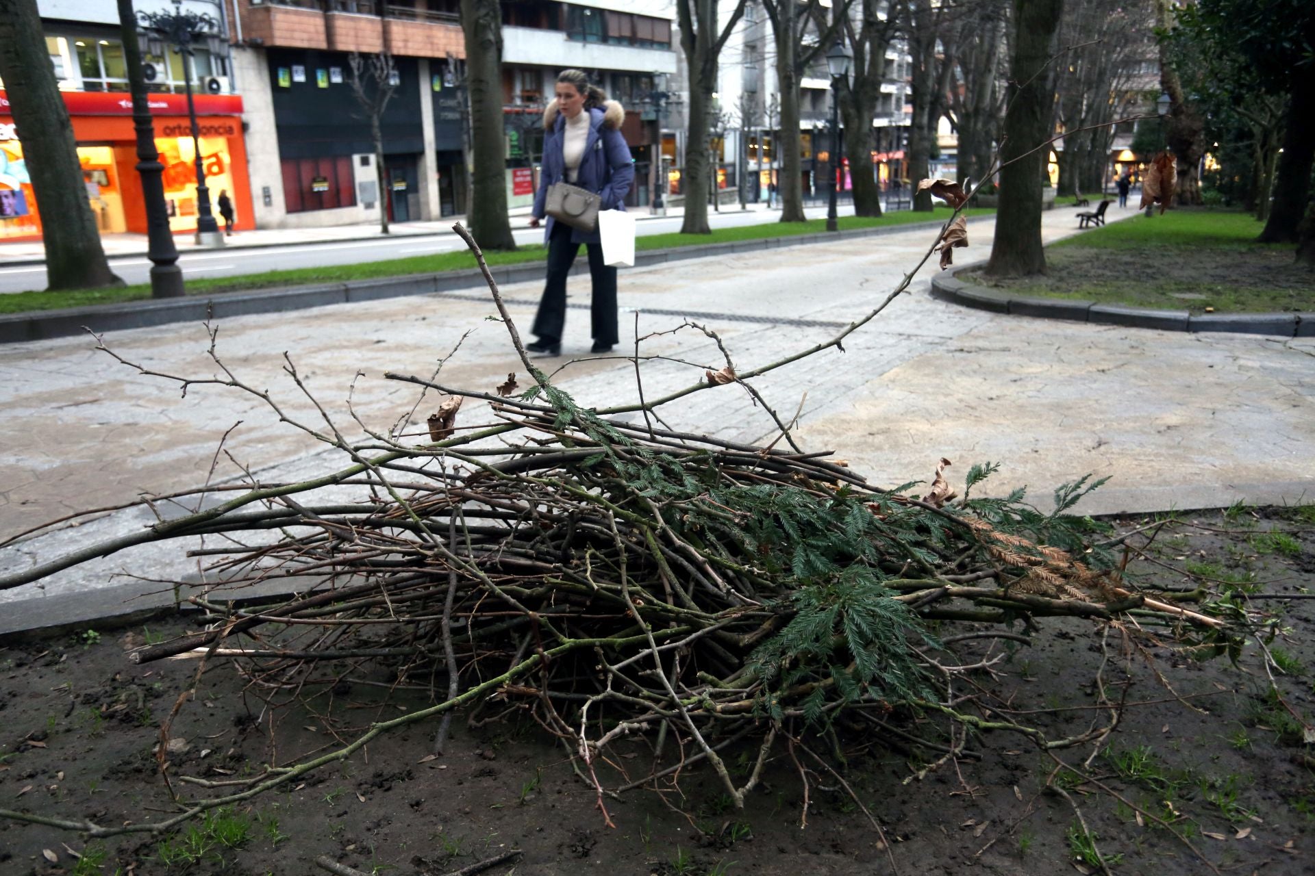 Los estragos de &#039;Ivo&#039;, la nueva borrasca que azota Asturias