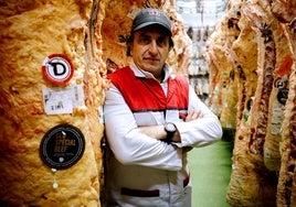 José Portas, en una sala de despiece de Discarlux.